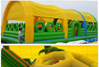 Parque de atracciones inflable de los nuevos niños al aire libre comerciales del diseño con la tienda de la cubierta