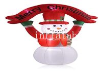 Los productos inflables al aire libre de la Navidad de 10 m ventilan el muñeco de nieve soplado del día de fiesta