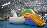 Lona inflable mediana los 6m del PVC de Unicorn Water Toy 0.9m m del resbalador