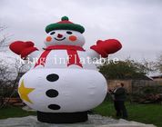 historieta del muñeco de nieve de la Navidad de 5mH Inflatables para la decoración al aire libre de la Navidad