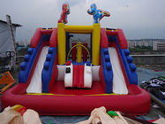 Tobogán acuático inflable al aire libre de la lona del PVC para los juegos divertidos de la diversión de los niños