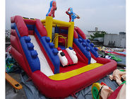 Tobogán acuático inflable al aire libre de la lona del PVC para los juegos divertidos de la diversión de los niños