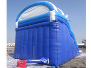 Tobogán acuático inflable al aire libre durable modificado para requisitos particulares del PVC lona del PVC de 0,55 milímetros