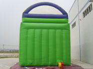 Tobogán acuático inflable del patio trasero de los niños con el ventilador del certificado del CE de la lona del PVC de la piscina