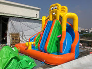 Tobogán acuático inflable de la lona del PVC/juegos inflables del parque del agua