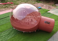 Casa que acampa de la tienda inflable de la burbuja de Brown los 5m para el hotel al aire libre