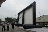 Estructura inflable al aire libre del marco del negro de la pantalla de cine de ASTM