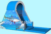 Tema de impresión completo los 8.5m del tiburón por el tobogán acuático inflable de 3M