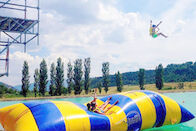 almohada de salto inflable del PVC de 0.9m m para los parques al aire libre del agua