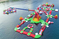 Parque inflable flotante del agua de los juegos del deporte del mar de la diversión para los niños de los adultos