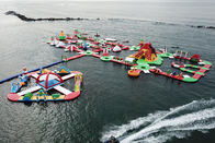Parque inflable flotante del agua de los juegos del deporte del mar de la diversión para los niños de los adultos