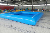 El cuadrado forma la piscina inflable de los 0.65m para los juegos de pelota al aire libre del agua