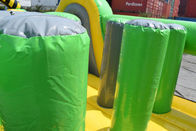 Carrera de obstáculos de la aduana los 21m*3.5m Ninja Warrior Theme Inflatable