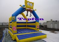 El trampolín inflable con SpongeBob Squarepants para los niños va de fiesta/castillo de salto