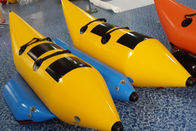 Barcos de pesca inflables modificados para requisitos particulares del PVC de la resistencia de fuego para el parque al aire libre del agua