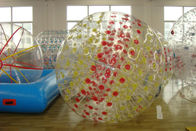 bola transparente inflable de encargo del PVC Zorb del diámetro de 3M para los deportes al aire libre