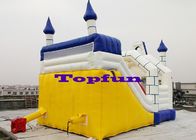 Castillo de salto inflable de la lona del PVC con la diapositiva para los centros de entretenimiento