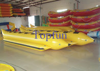 Línea doble o simple barco inflable de la forma del barco de plátano/del plátano con el motor para transportar en balsa de la corriente