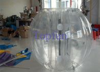 bal transparente/colorido del PVC/de TPU de 1.2m m/de 1.5m m de Loopyball del fútbol de la burbuja del tope
