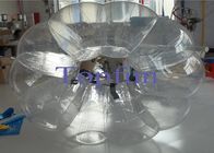 bal transparente/colorido del PVC/de TPU de 1.2m m/de 1.5m m de Loopyball del fútbol de la burbuja del tope