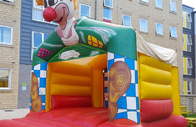 Castillo de Themed Inflatable Bouncer del payaso de la historieta para los adultos