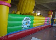 Lona inflable modificada para requisitos particulares del PVC del parque de atracciones 0.55m m para los niños