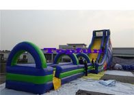 Parque de atracciones del tobogán acuático inflable de Gaint/playa al aire libre que desliza juegos