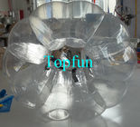 La bola de parachoques inflable del juguete de encargo con los pétalos del diámetro del PVC/de TPU el 1.2m de 1.0m m forma