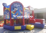 Castillo de salto inflable Mickey Mouse de los parques de Disney de la diversión adentro en el centro de la ciudad