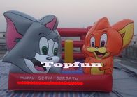 sitio doble de salto inflable de Tom y Jerry del castillo de los parques de atracciones de los 20ft