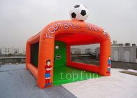 Tiroteo del fútbol del PVC para el campo de fútbol inflable con 4 metas