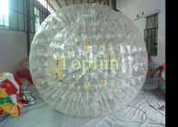 Bola inflable humana de Zorbing, PVC blanco Zorb rodante inflable del color