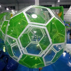 paseo inflable blanco/del verde del PVC de 1.0m m en bola del agua