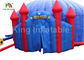 Blue Water Proof Inflatable Event Tent With Blower / Outdoor Blow Up Dome Tent