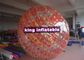 Cushion Inflatable Zorb Ball / Color D-Ring Inflatable Ball Zorb Rollig With Ramp