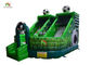 Green Football Childrens Inflatable Bouncy Castle Jumping House Combo Slide For Party