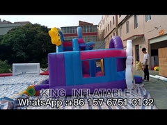 Casa comercial al aire libre de la despedida del castillo animoso inflable para los niños