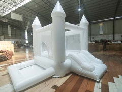 Casa animosa blanca del castillo de la fiesta de cumpleaños de los niños de Mini Inflatable Bouncer Outdoor Indoor