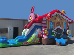 Castillo animoso inflable combinado para los niños