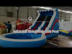 King25 tobogán de agua con piscina