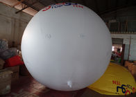0.14mm PVC White Helium Advertising Balloons Full Digital Printing