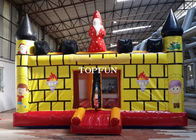 Commercial Pirate Jumping Castle Double Sewing , Kids Jumping Castle 6 x 6 m