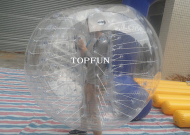 tipo hermético del sellado caliente de parachoques humano transparente de las bolas del PVC de 1.0m m