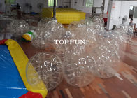 uso al aire libre o interior de la bola de parachoques inflable del PVC/de TPU del diámetro del 1.5m