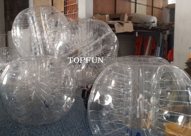 bola de parachoques inflable del PVC de 0.8m m para el LOGOTIPO de los juegos de los niños modificado para requisitos particulares