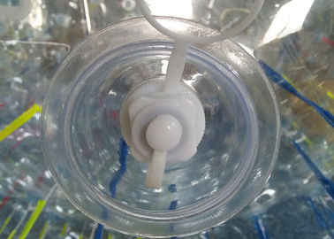 La bola de parachoques 1,0 del cuerpo inflable transparente del milímetro TPU con brillar intensamente se enciende