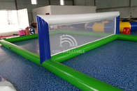 Juegos inflables de la playa de voleibol de los adultos inflables de la corte para el juego los 33x16.4x5ft de la piscina