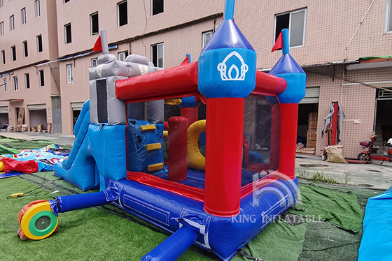 Castillos de salto de la gorila del castillo de la casa animosa inflable de los niños con la diapositiva