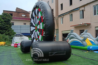 Juego inflable interactivo al aire libre del deporte del tablero de dardo de Kickball de los dardos del fútbol