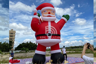 Publicidad al aire libre comercial de la exhibición de Papá Noel los 6m los 8m los 10m de la Navidad inflable gigante